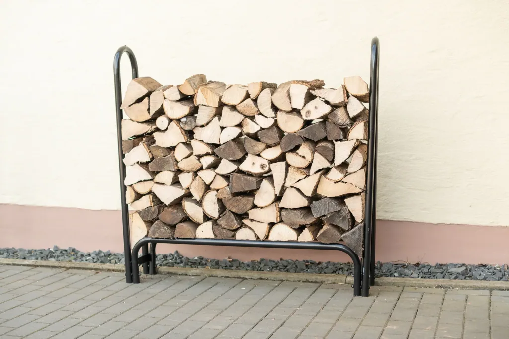 Kaminholzregal 126 cm, Traglast 500 kg