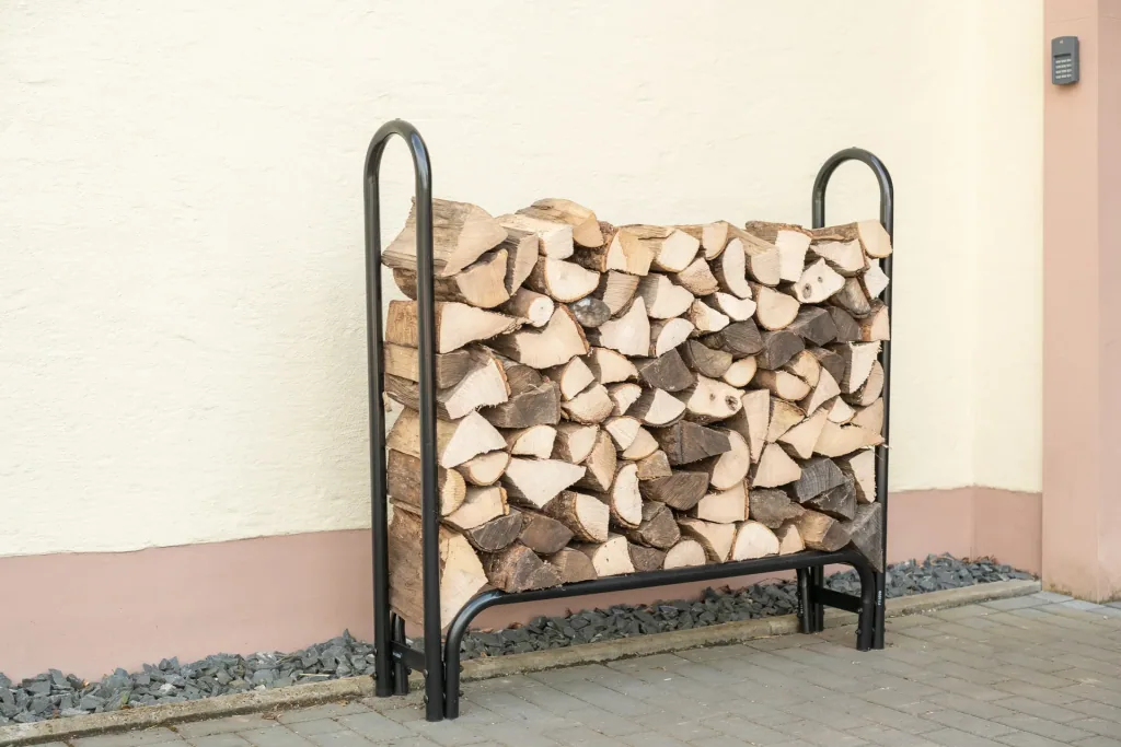 Kaminholzregal 126 cm, Traglast 500 kg