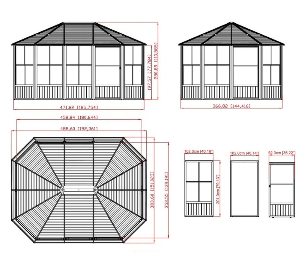 Sojag Pavillon Charleston 12x15