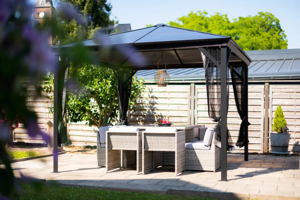 Sojag Vorhang-Set passend zum Pavillon Verona 10x10