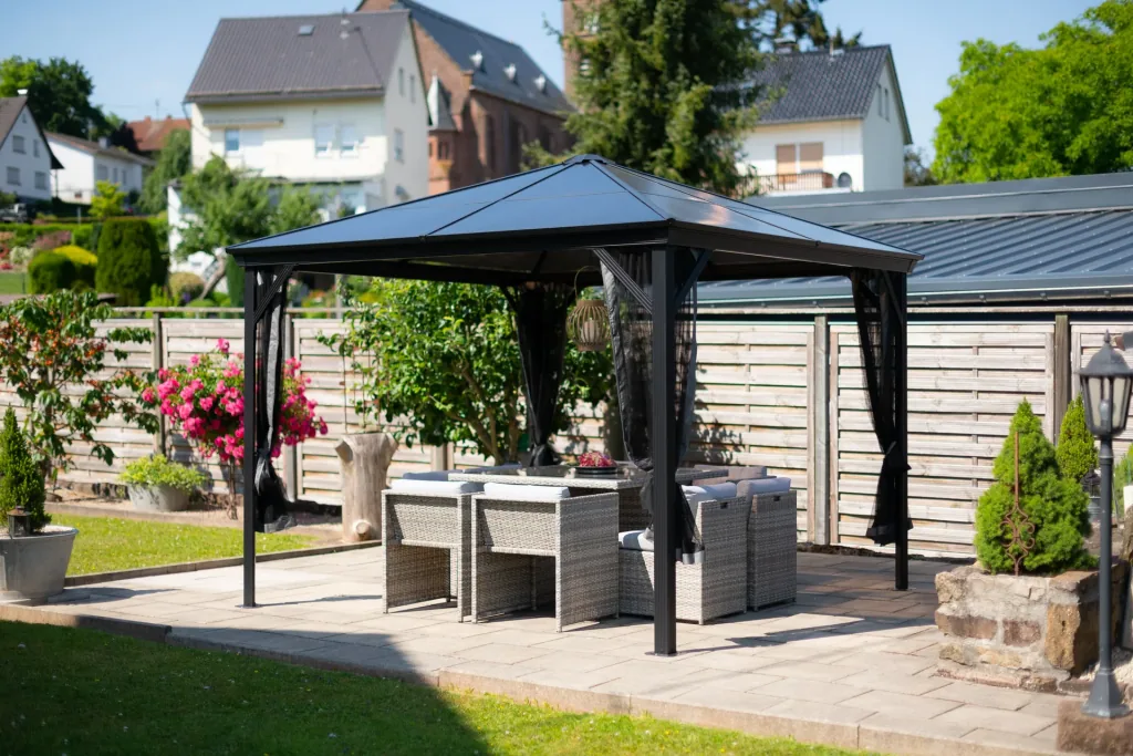 Sojag Vorhang-Set passend zum Pavillon Verona 10x10