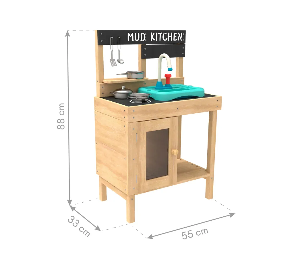 TP Toys Holz Kinderspielküche mit Waschbecken