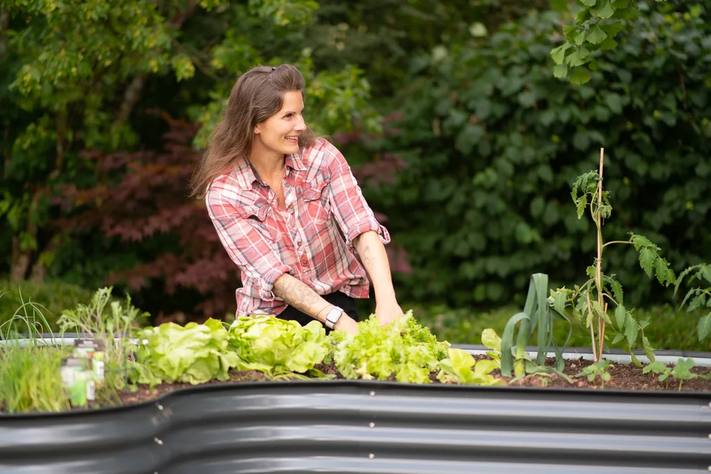 Westmann Hochbeet Grow Faster L-Form Metall anthrazit