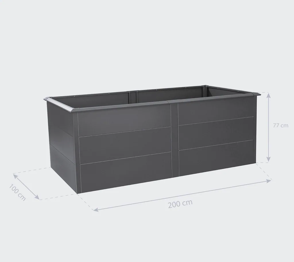 Westmann Hochbeet Primus XL Metall anthrazit