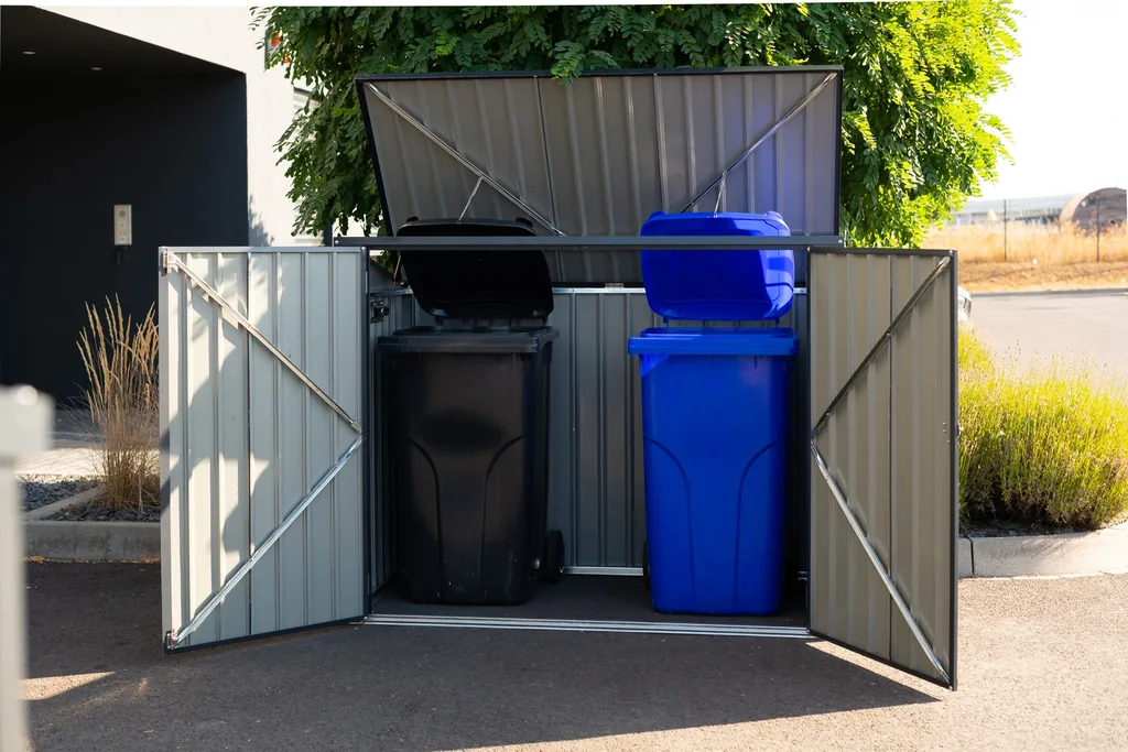 Westmann Mülltonnenbox 53 verzinkt (2× 240 L)