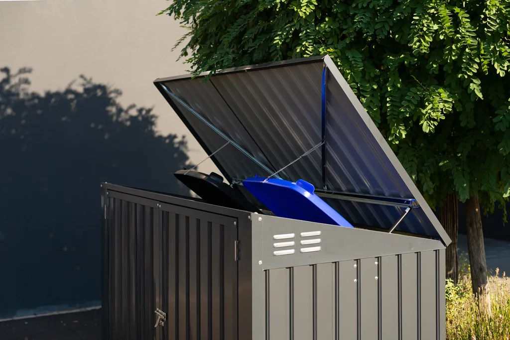Westmann Mülltonnenbox 53 verzinkt (2× 240 L)