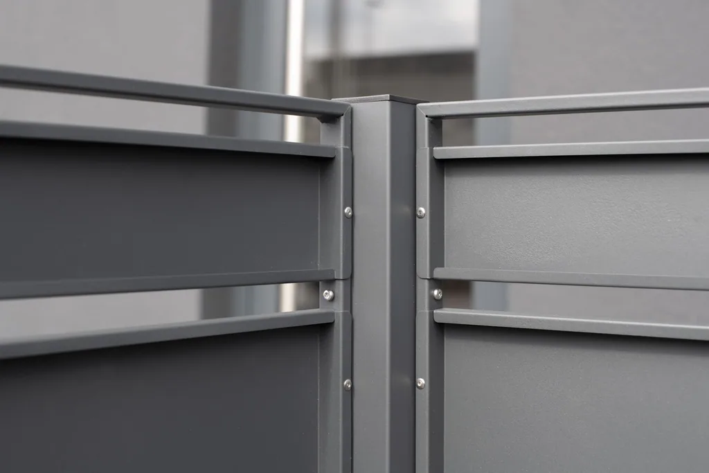 Westmann Mülltonnenverkleidung Planum 4er 150 cm anthrazit (4× 240 L)