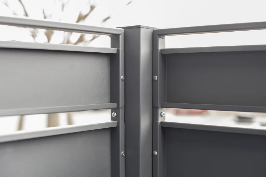 Westmann Mülltonnenverkleidung Planum 4er 150 cm anthrazit (4× 240 L)