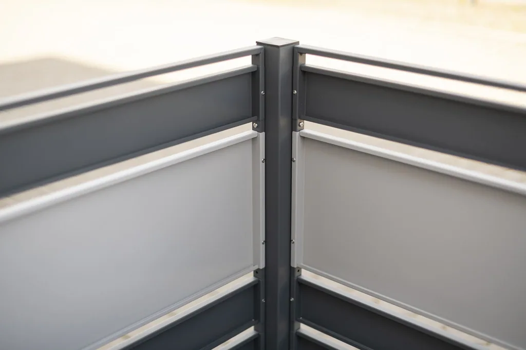 Westmann Mülltonnenverkleidung Planum 5er 120 cm anthrazit (5× 240 L)