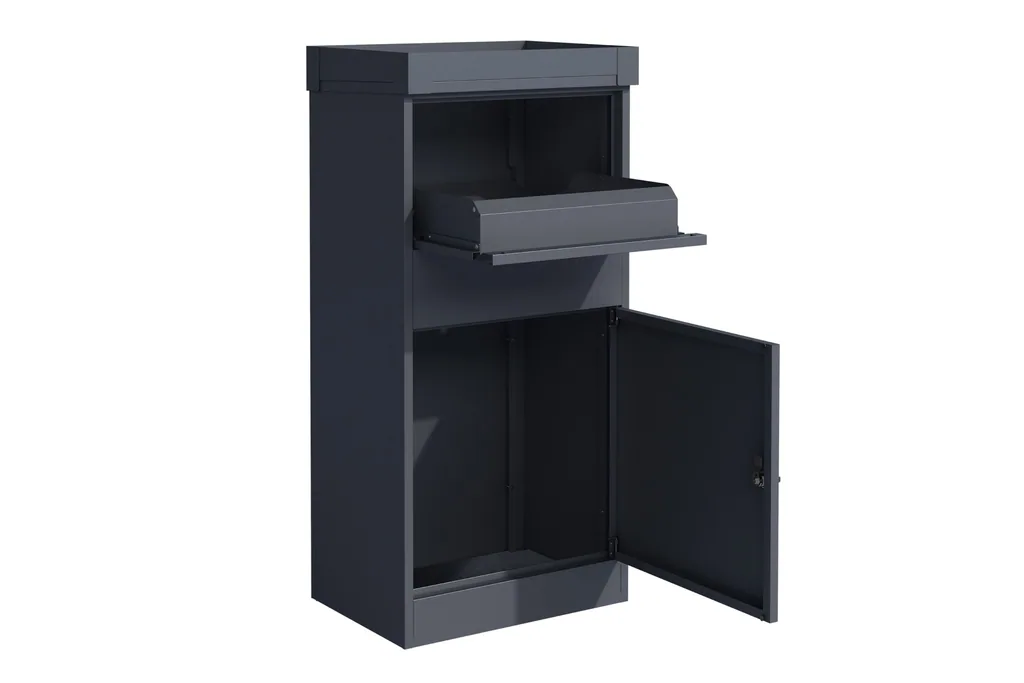 Westmann Paketbox Piet Metall anthrazit