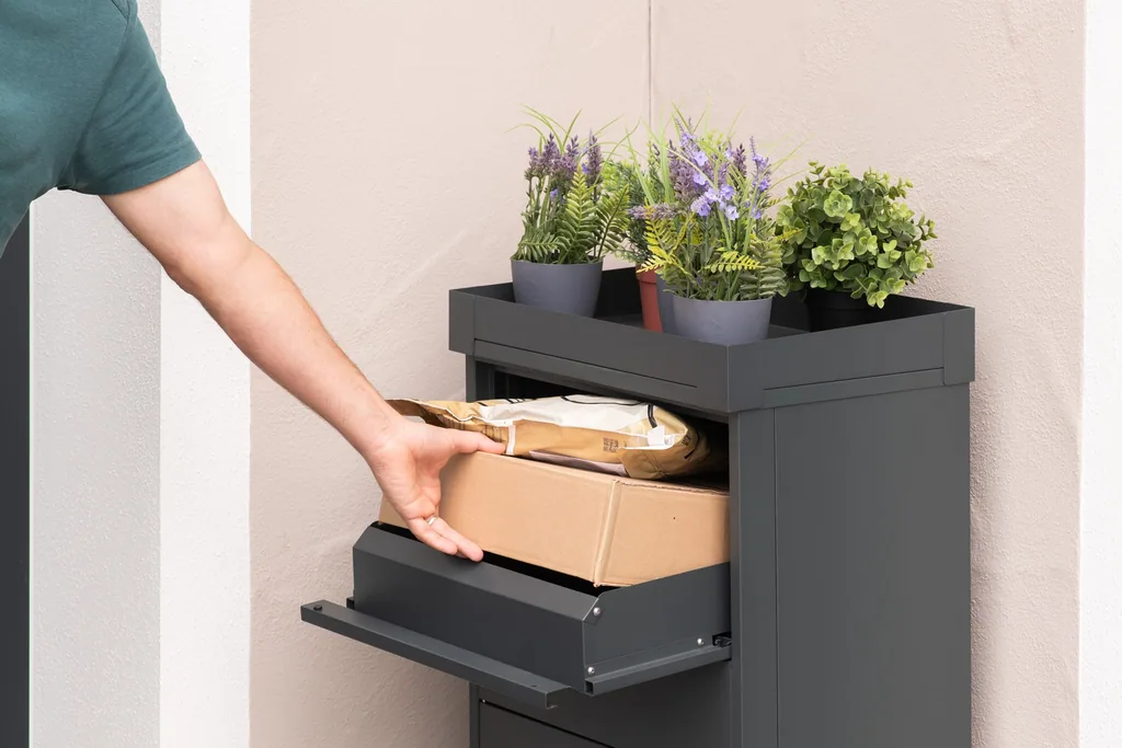 Westmann Paketbox Piet Metall anthrazit