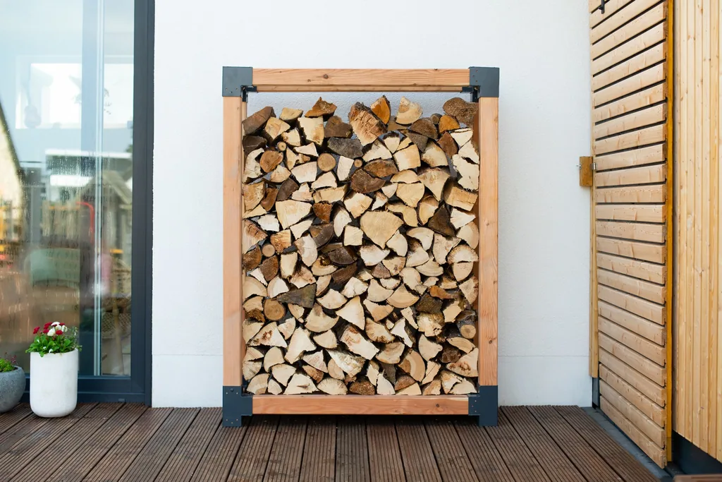 Westmann Kaminholzregal Michel XL Holz natur