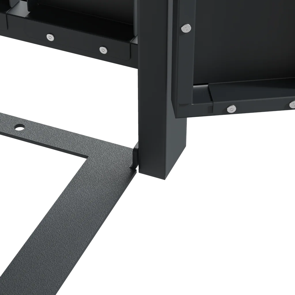 Westmann Mülltonnenbox Planta 3er anthrazit (3× 240 L)