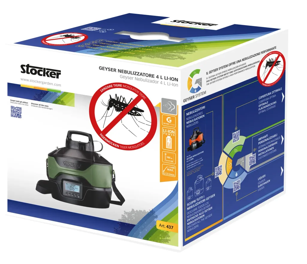 Nebulisator 4 L Li-Ion grün, 5 bar