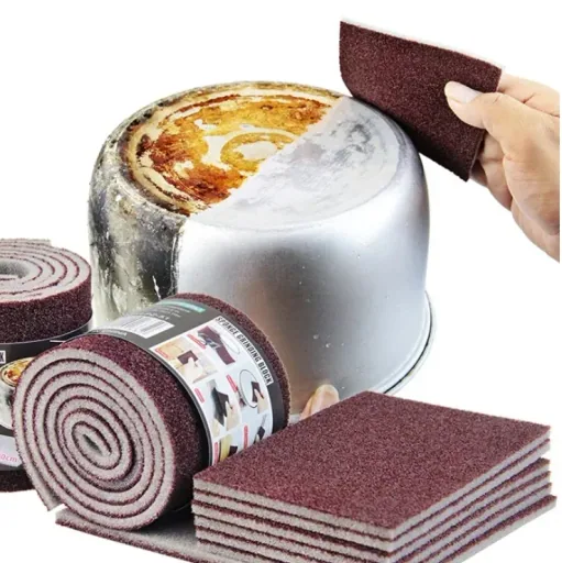 Zuschneidbarer Scheuerschwamm, 1m-Rolle