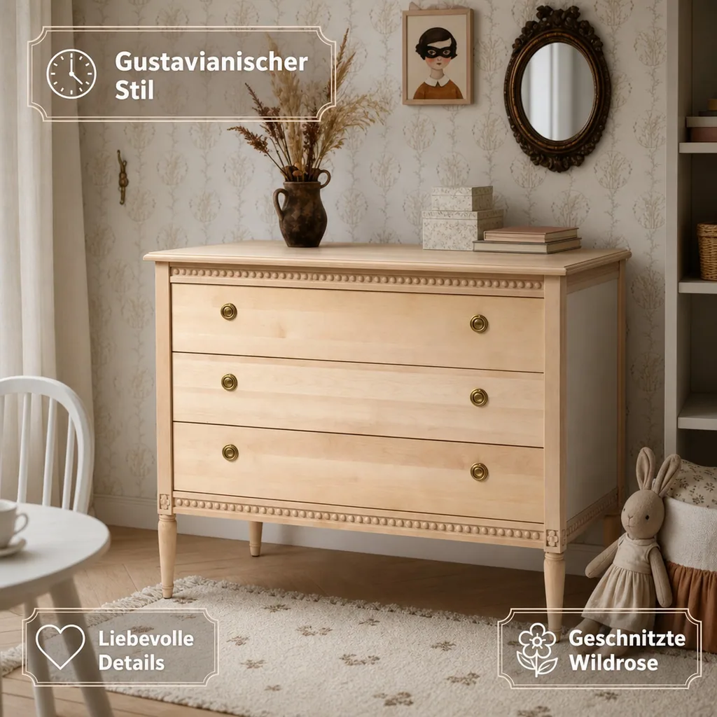 Gustavienne Kommode natur