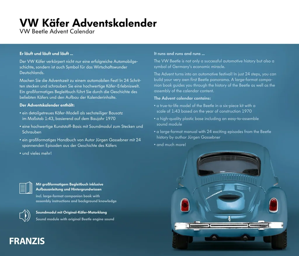Adventskalender VW Käfer