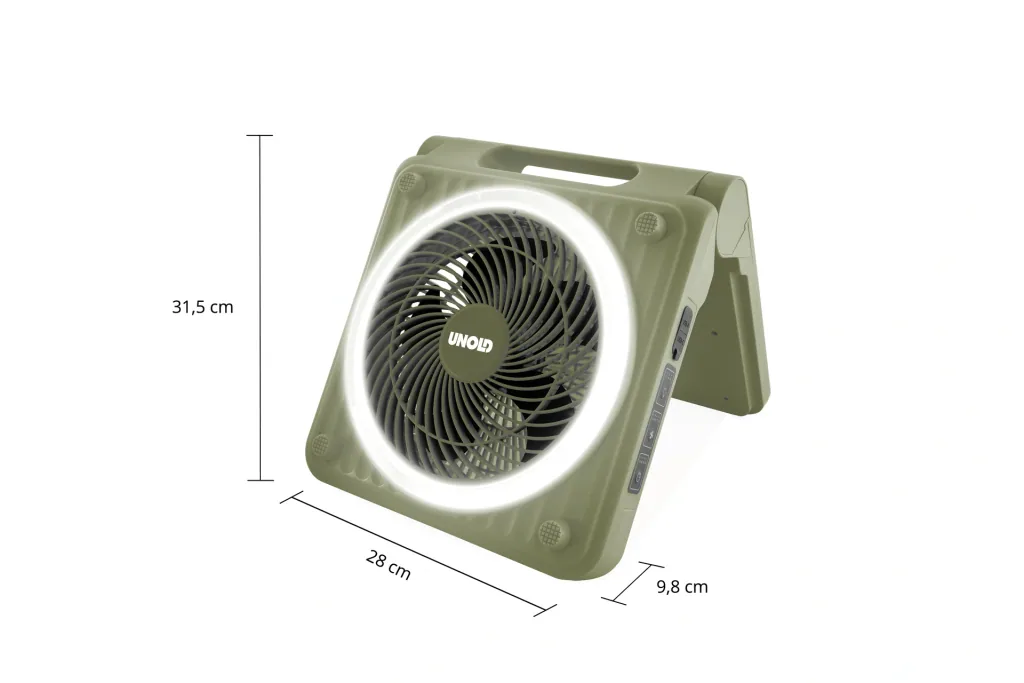 Solarventilator Camping, grün