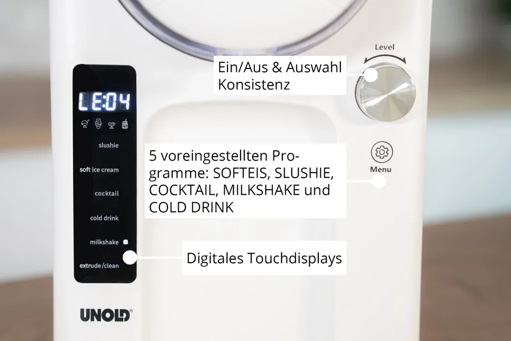 Slush- & Softeismaschine Sofie, 2in1