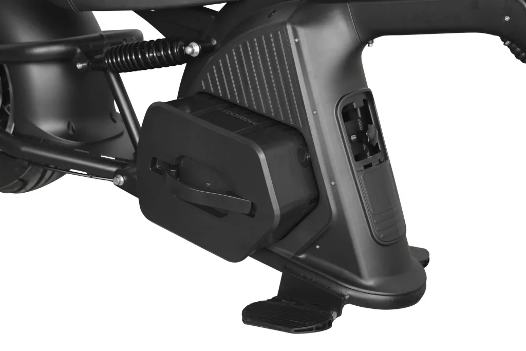 Elektro-Roller La Spezia, 45 km/h, 2000 Watt, 60V/20 Ah Lithium-Ionen Akku, Schwarz
