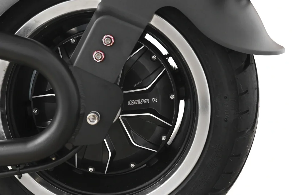 Elektro-Roller La Spezia, 45 km/h, 2000 Watt, 60V/20 Ah Lithium-Ionen Akku, Schwarz