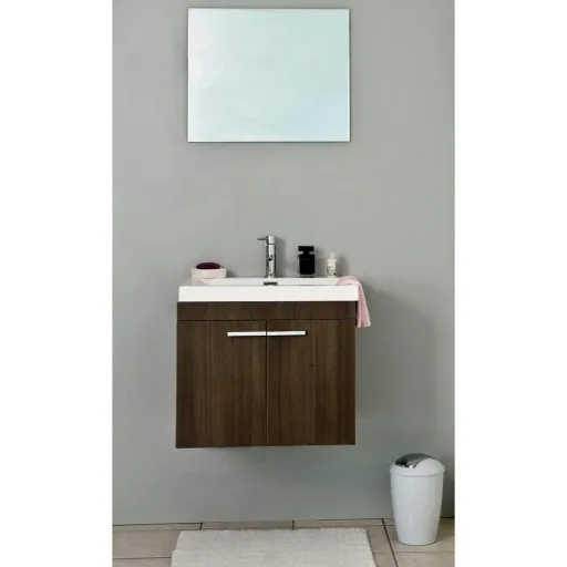 Badezimmermöbel Flow - Knock-Down - 60cm - Gris Eiche