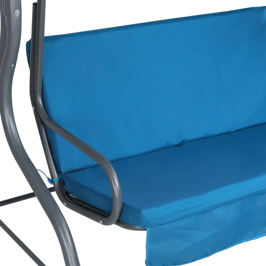 Schaukelbank - mit Schiebedach - Blau