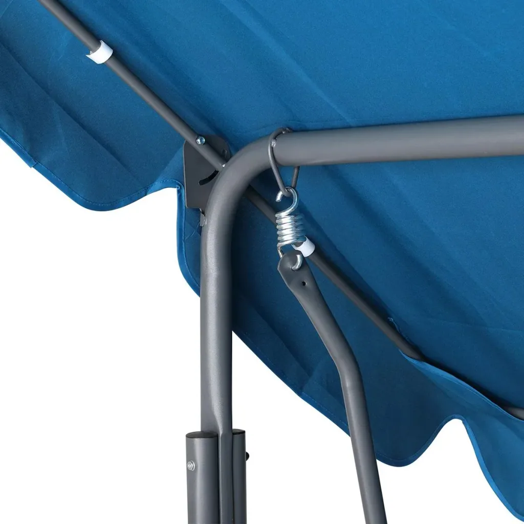 Schaukelbank - mit Schiebedach - Blau