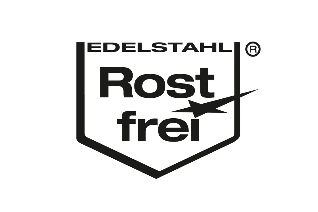 Edelstahl-Teigrolle mit Abstandhaltern und Messskala