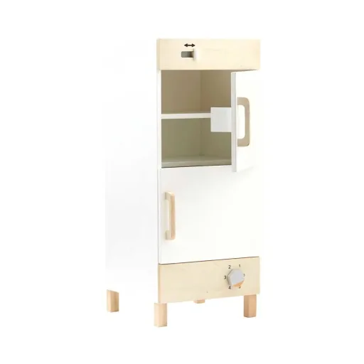 Kids Concept Kühlschrank Holz weiss mit natur