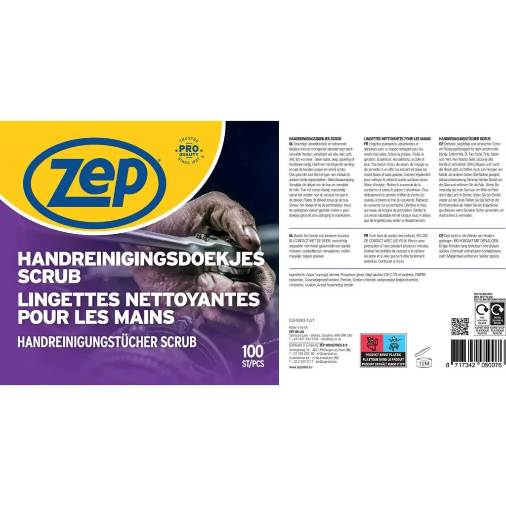 Handreinigungstücher Scrub