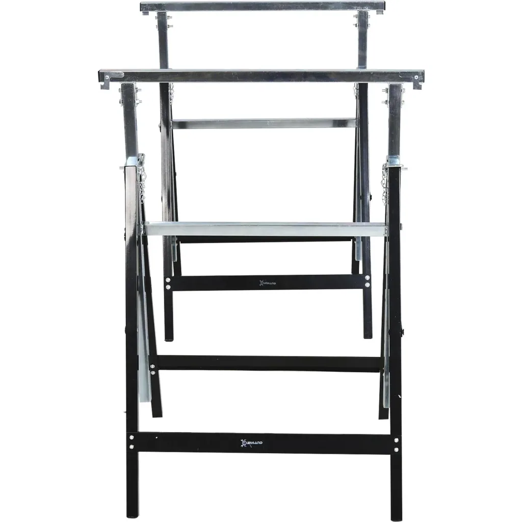 Sägebock höhenverstellbar zusammenklappbar max. 200kg, schwarz