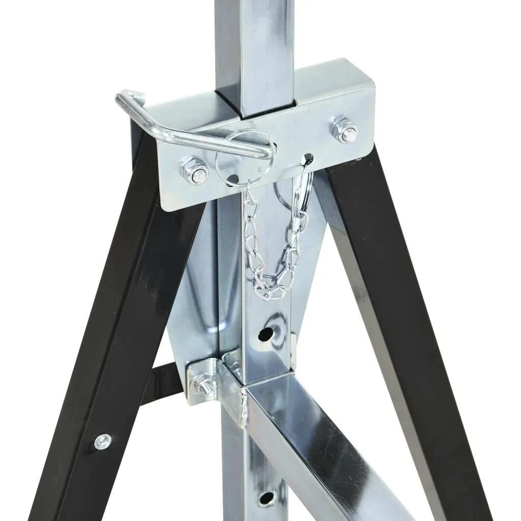 Sägebock höhenverstellbar zusammenklappbar max. 200kg, schwarz