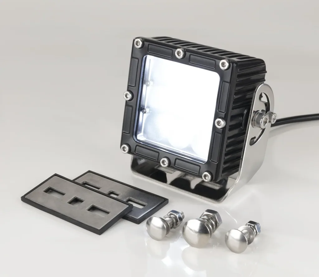 LED-Arbeitsscheinwerfer, quadratisch 9 LEDs 45 Watt