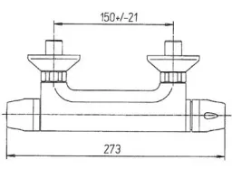 Sopotherm Thermostatbatterie für Brause
