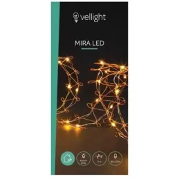 Vellight Weihnachtsbeleuchtung - 8x3m - 80 LEDs- Arizona Weiß - Innen und Außen