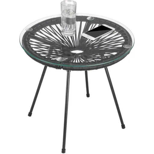 Beistelltisch Acapulco schwarz Ø45cm