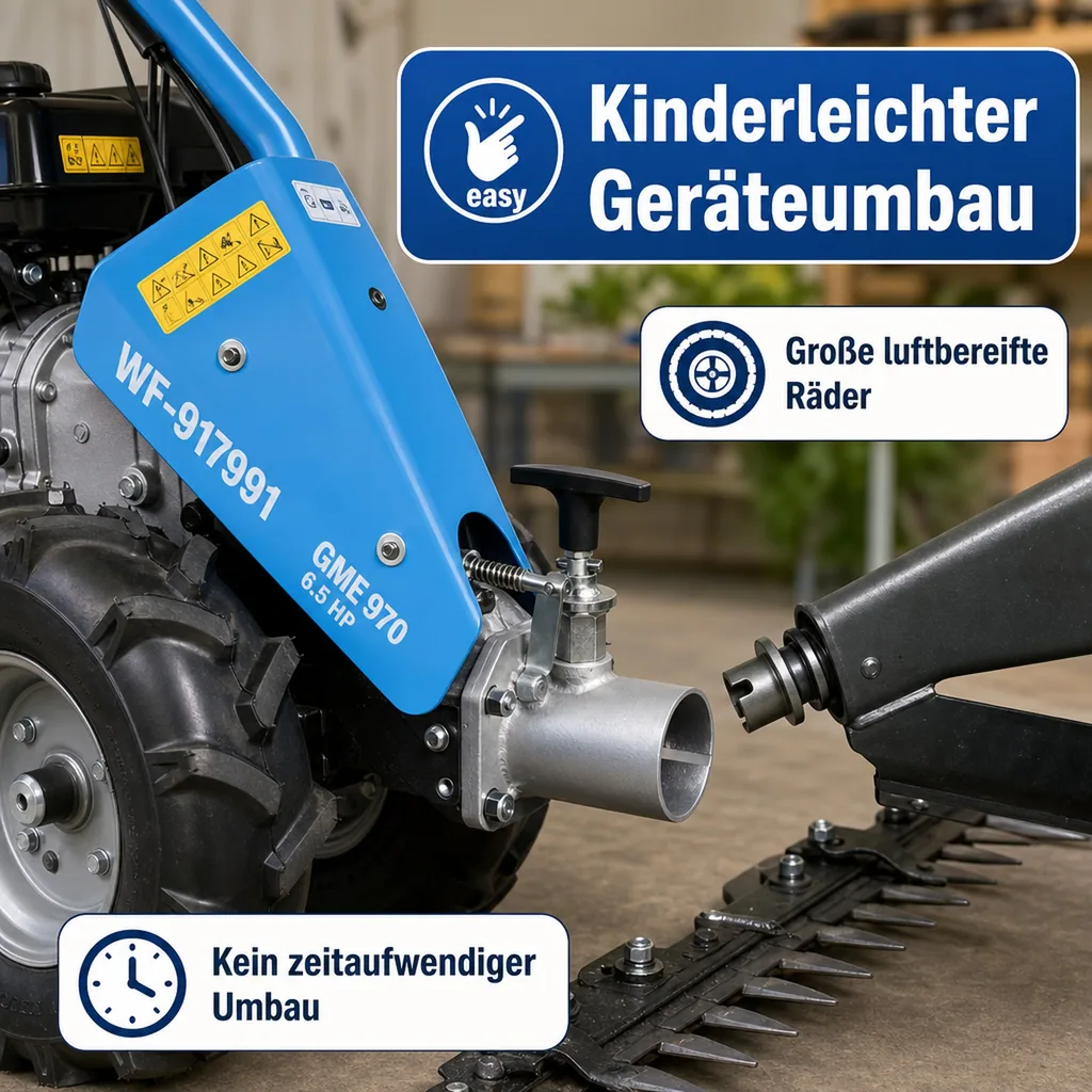 Motoreinachser GME - 6,5 PS