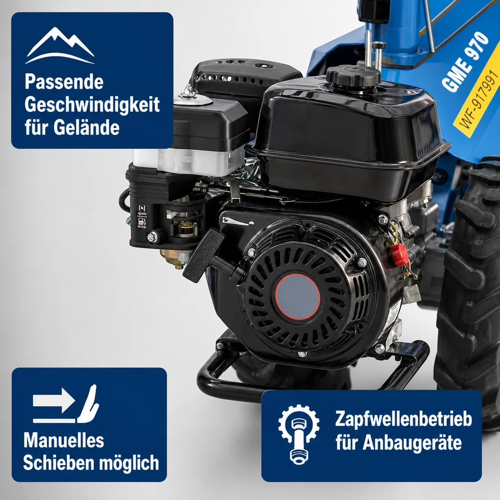 Motoreinachser GME - 6,5 PS