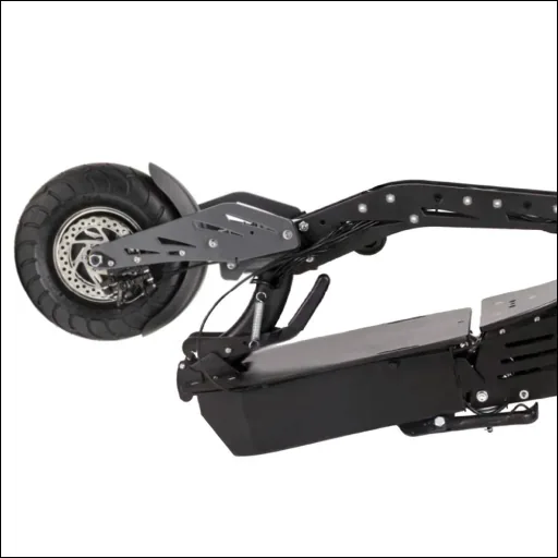 E-Roller "Evoking" Safety 20 km/h inklusive Blinkanlage und Gepäck-Case schwarz