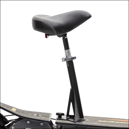 E-Roller "Evoking" Safety 20 km/h inklusive Blinkanlage und Gepäck-Case schwarz