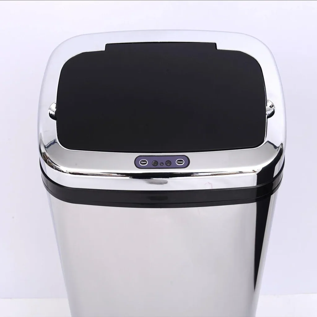 Edelstahl Automatik Sensor 50L Mülleimer (viereckig)
