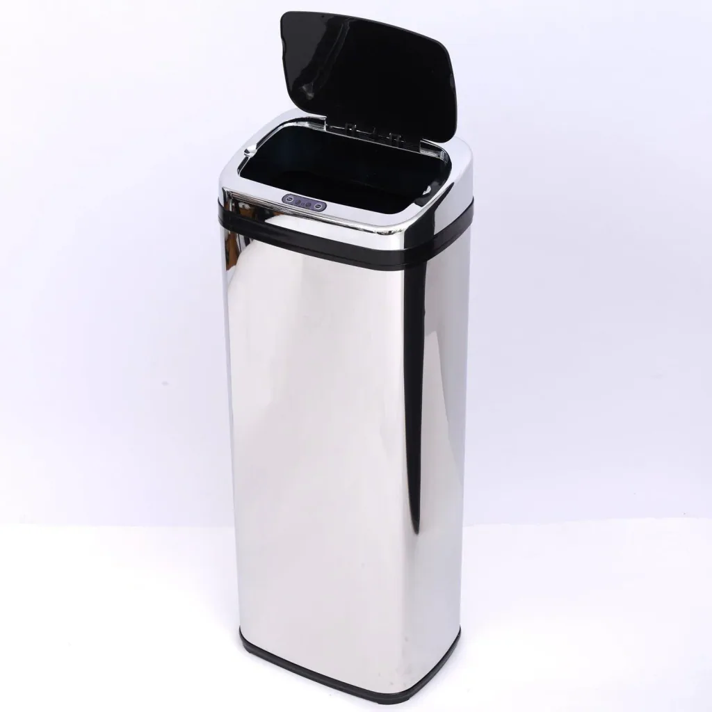 Edelstahl Automatik Sensor 50L Mülleimer (viereckig)