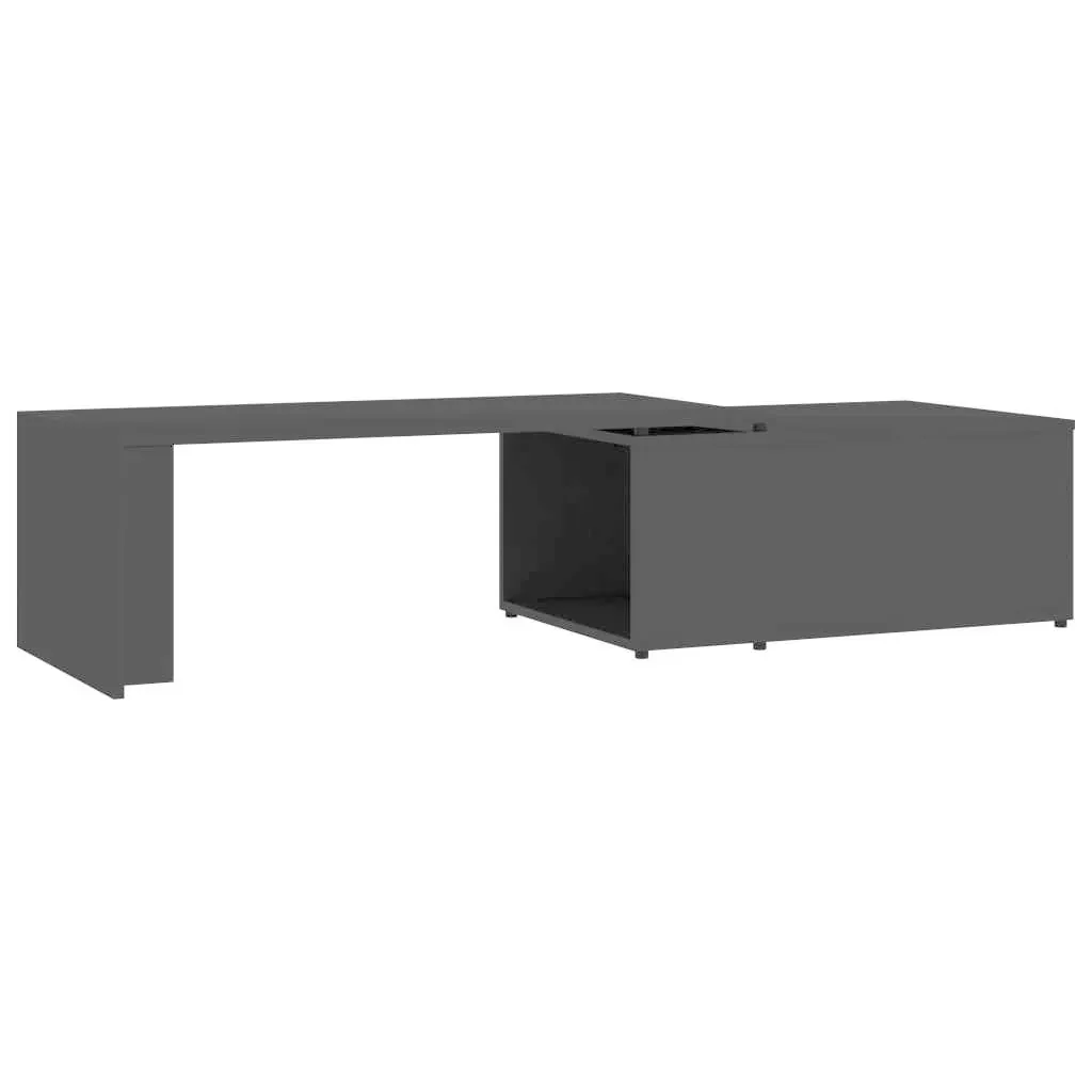 Couchtisch 150x50x35 cm schwarz Spanplatte