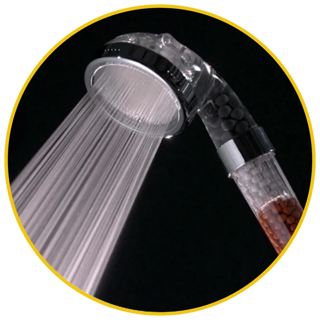 Shower Hero Duschkopf mit Mineralsteinen