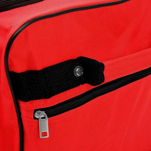 Reisetasche mit Trolleyfunktion - 85L - Rot - Tasche mit Rädern