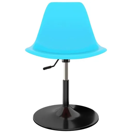 Esszimmerstühle drehbar 2tlg. PP blau