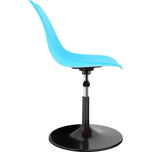 Esszimmerstühle drehbar 2tlg. PP blau