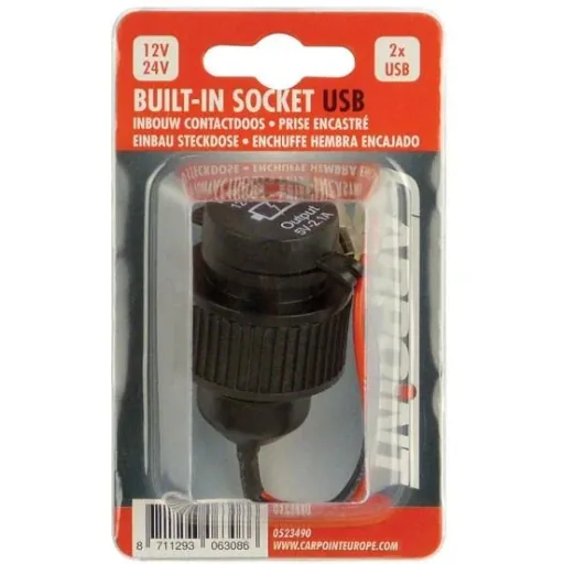 Einbau Steckdose 2x USB 2,1A 12V