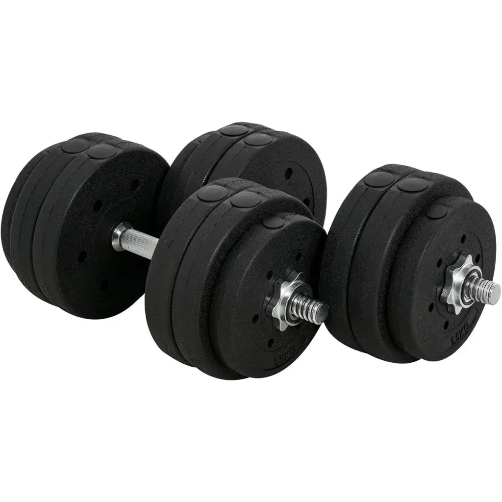 Kurzhantel Set 30 kg schwarz